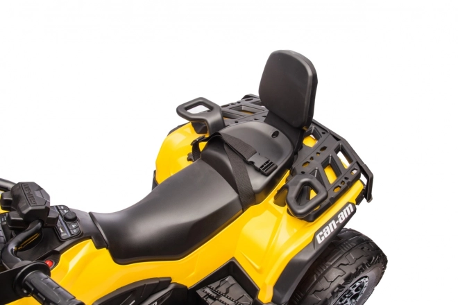 Dětská čtyřkolka Can Am Outlander ATV žlutá