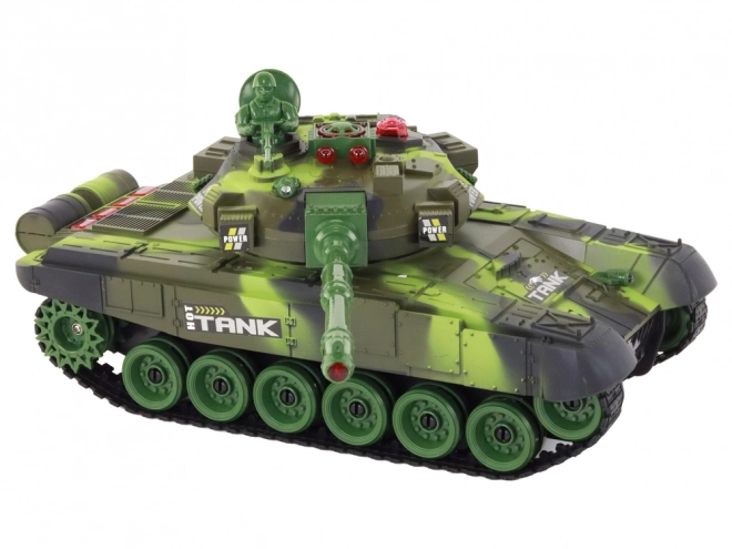 Dálkově ovládaný válečný tank RC Infračervená souprava bojového tanku