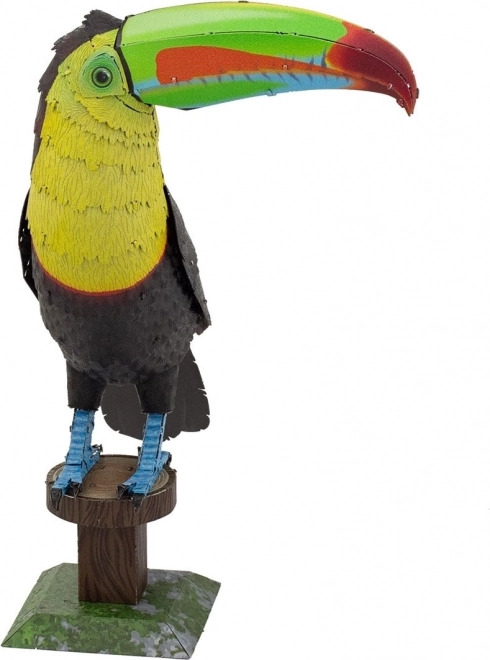Kovový 3D puzzle Tukan krátkozobý