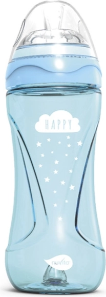 Láhev na krmení 330ml, světle modrá