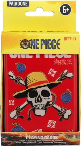 Hrací karty One Piece v plechové krabičce