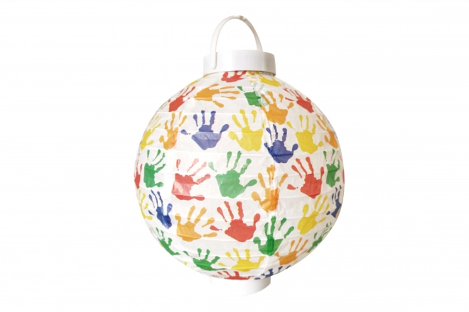 Papírový lampion 20 cm na baterie