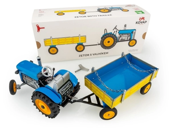 Traktor Zetor s Modrým Valníkem