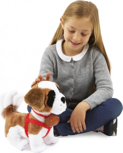 Reaguje na dotek jako opravdový pejsek