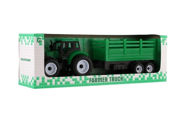 Plastový traktor s přívěsem