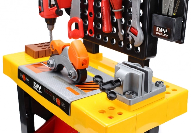Dílenská hračka Tool & Brains pro děti s 39 kusy