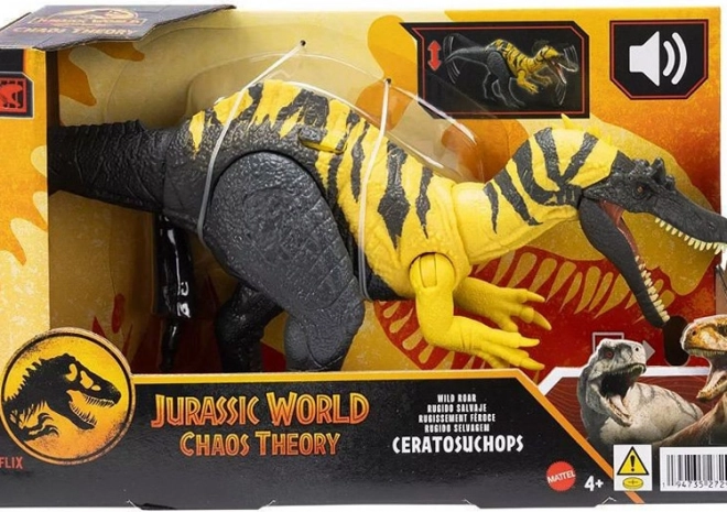 Figurka dinosaurus Ceratosuchops Jurassic World s divokým řevem a pohyblivými částmi