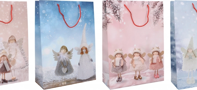 Dárková taška vánoční L 41,5 × 30 × 12 cm – 4 motivy