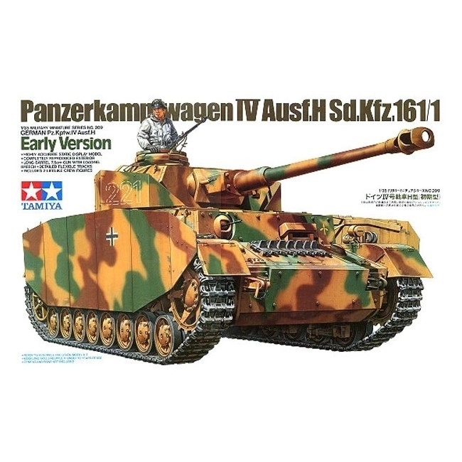 Model tanku Panzerkampwagen IV verze H