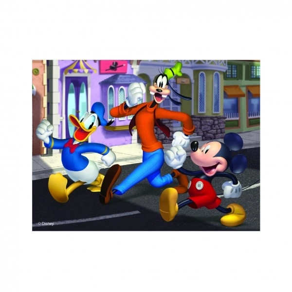 MICKEY A MINNIE 12 Dřevěné licenční kostky