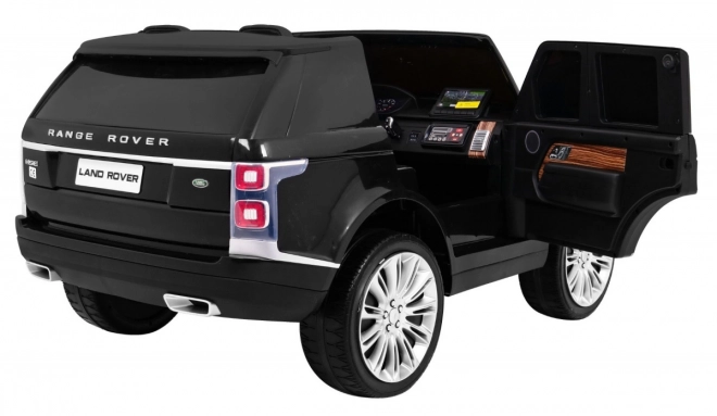 Range Rover HSE 2místné dětské auto černé + dálkové ovládání + 5 ks pásů + audio panel + LED dioda