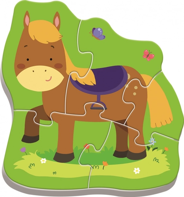 Puzzle pro děti Zvířátka na farmě Trefl
