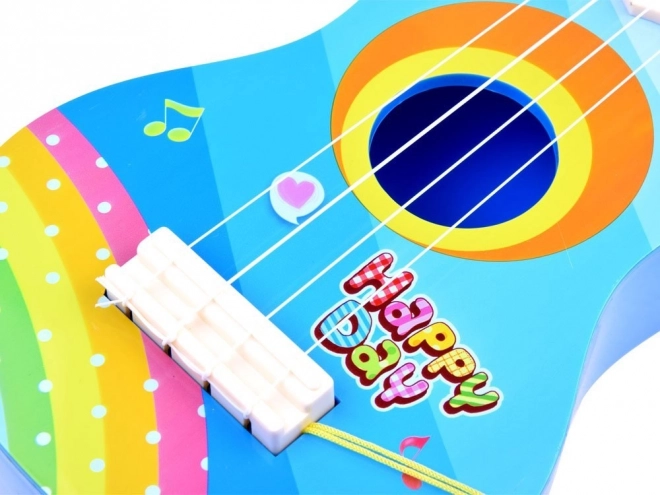 Plastová kytara UKULELE pro děti IN0099 – Modrá