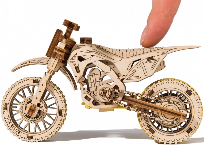 Dřevěné 3D puzzle - MotoCross