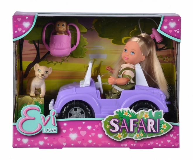 Panenka Evička Safari s autem