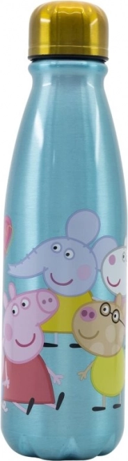 Hliníková láhev na pití Prasátko Peppa 600 ml