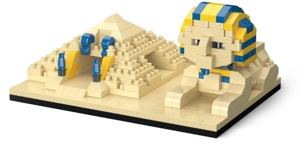 Stavebnice Koco pyramida a sfinga plastová
