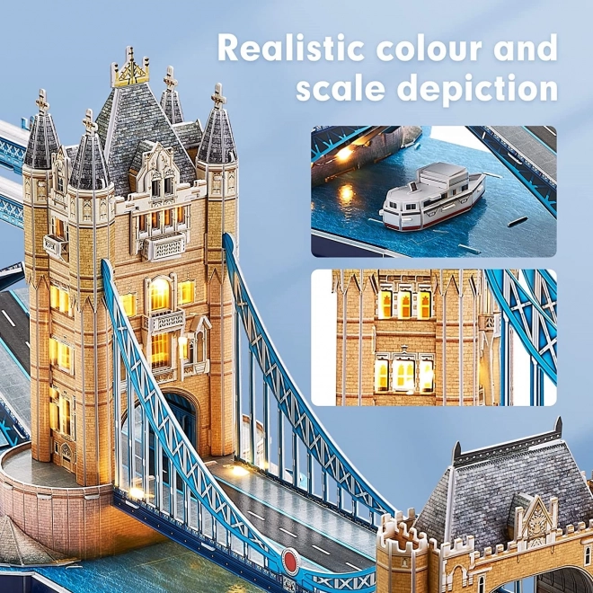 3D puzzle - Tower Bridge vedl