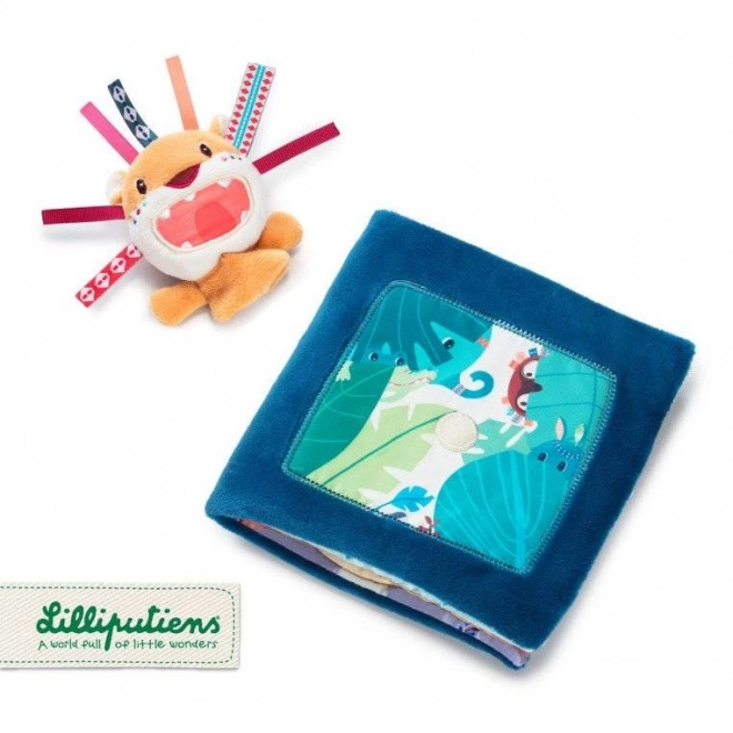 Lilliputiens - Kniha s mini loutkou Lew Jack 9 m+