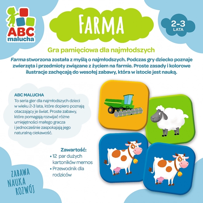 Hra ABC pro batolata na farmě