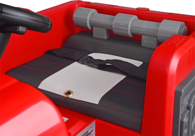 Pohodlné sedadlo a bezpečnostní pás