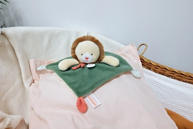 Doudou Plyšový muchláček lev Couleurs Savane 25 cm