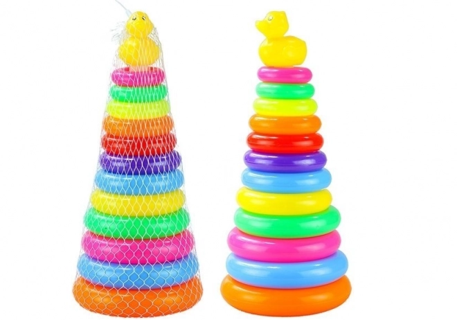 Pyramida z kruhů Pyramida 40 cm vysoké puzzle