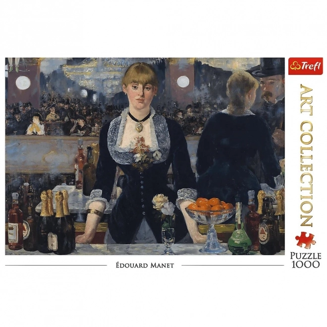 Puzzle 1000 prvků Bar v umělecké sbírce Folies-Bergere Manet
