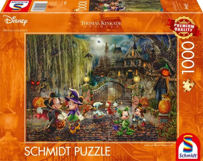 Puzzle Disney: Mickey a Minnie na Halloween 1000 dílků
