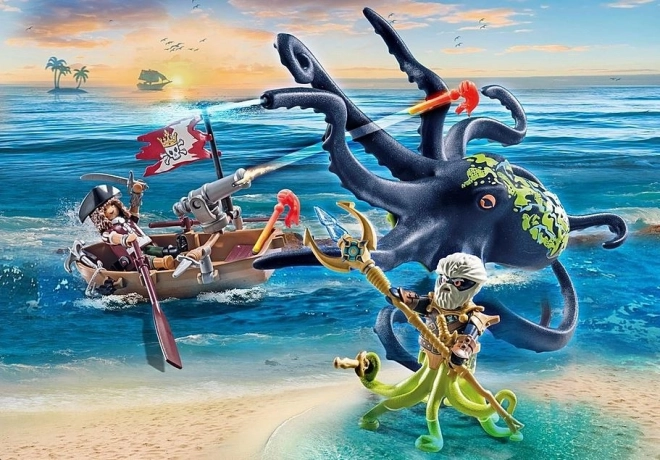 Piráti 71419 Bojová sada obří chobotnice s figurkami