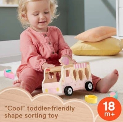 Dřevěný zmrzlinářský sortér Fisher-Price
