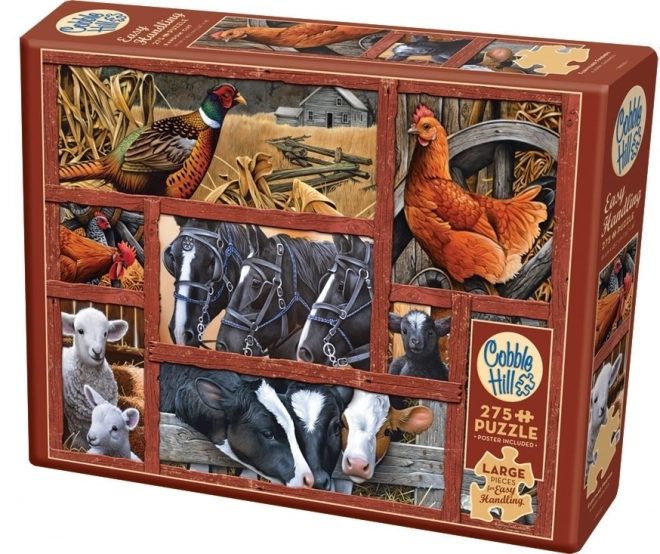 COBBLE HILL Puzzle Přátelé na farmě XL 275 dílků