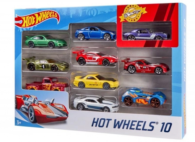 Hot Wheels sběratelský set 10 angličáků