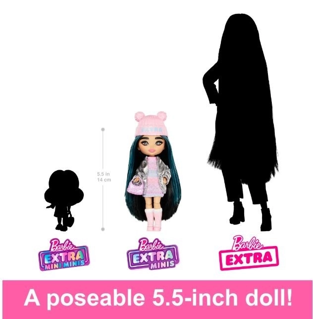 Panenka Barbie Extra Fly Minis ve zimní stylizaci