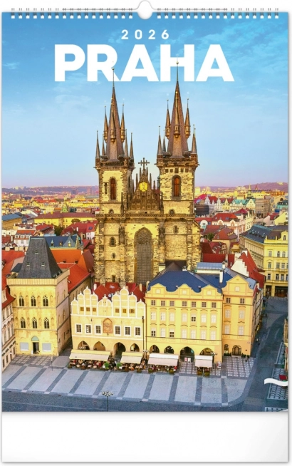 Nástěnný kalendář Praha 2026