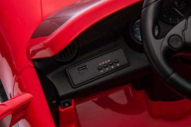 Dětské elektrické auto RUF CTR3 červené