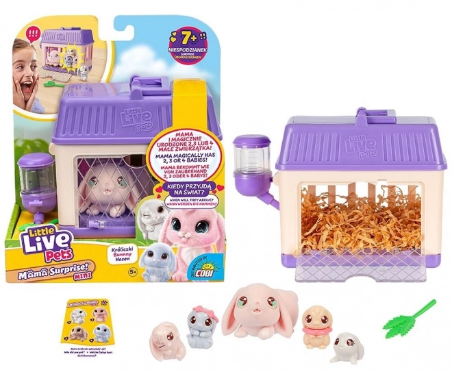 Figurka Little Live Pets - Máma Překvapení Mini Králíček