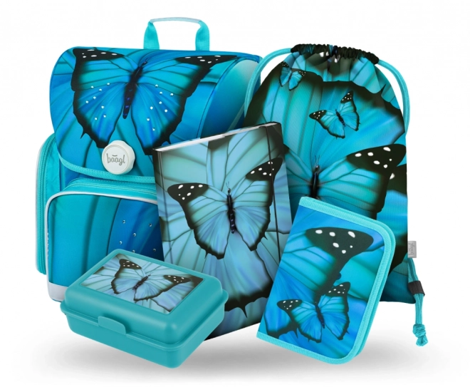 Školní set BAAGL Ergo Butterfly