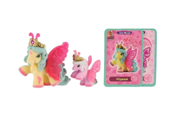 Filly Butterfly rodinka figurky 2ks fliška s doplňky mix druhů na kartě 17x16,5cm