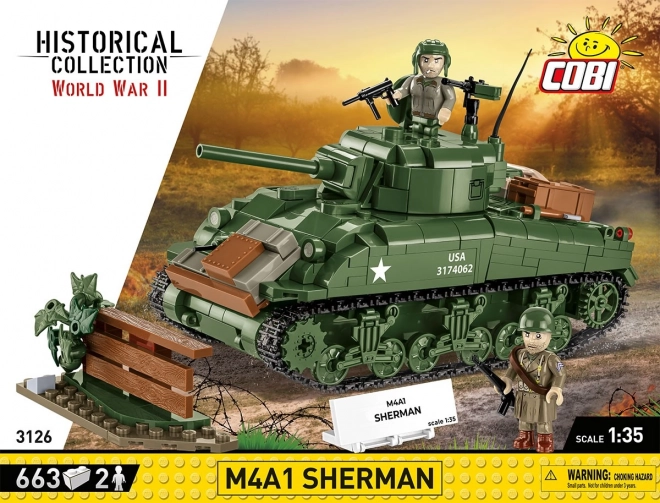 Stavebnice M4A1 Sherman