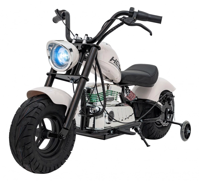 Motocykl Chopper Warrior White