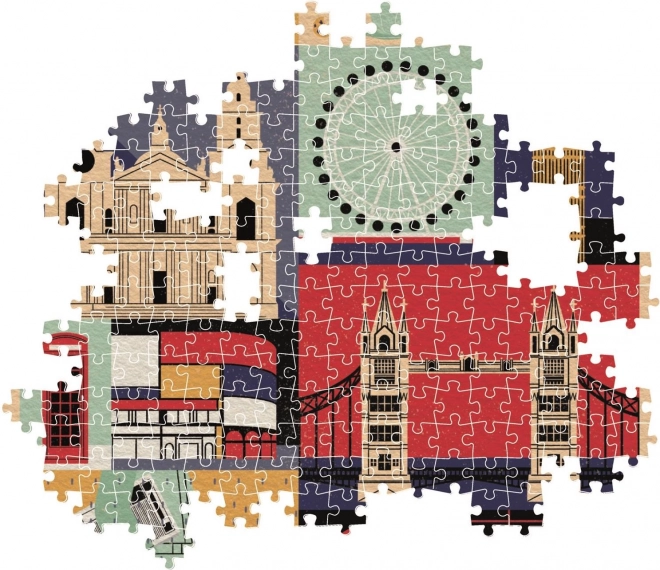 CLEMENTONI Puzzle Style in the City: Londýn 1000 dílků