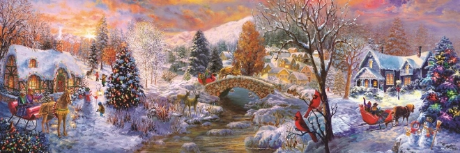 Panoramatické puzzle Jedeme k babičce 1000 dílků