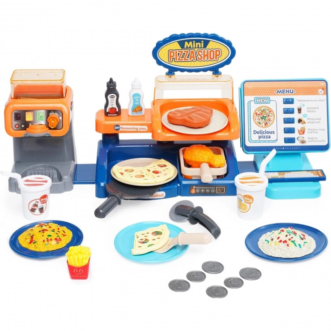 Dětská hrací sada Mini Pizza Shop