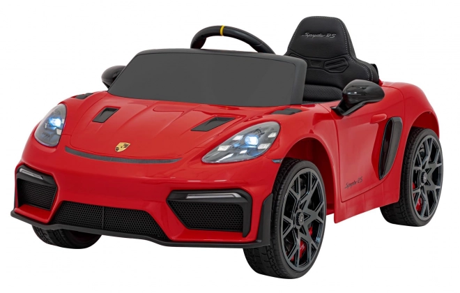Dětský elektrický vůz Porsche 718 lakovaný – Červený