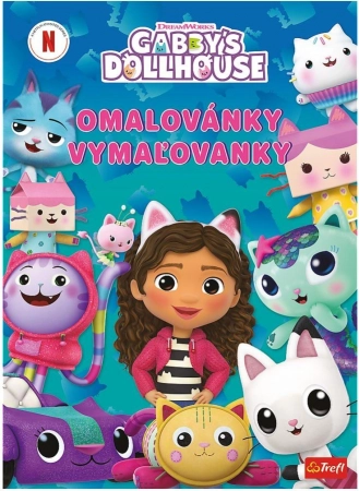 omalovánky gabby's dollhouse 20 × 27,3 cm, 24 stran