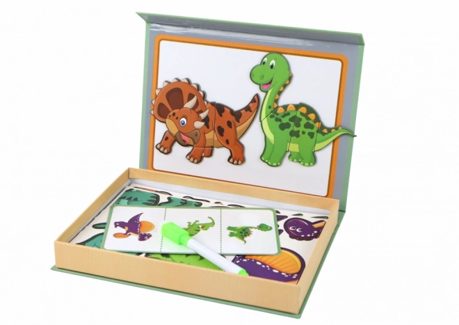 Edukativní Magnetické Puzzle S Motivem Dinosauři