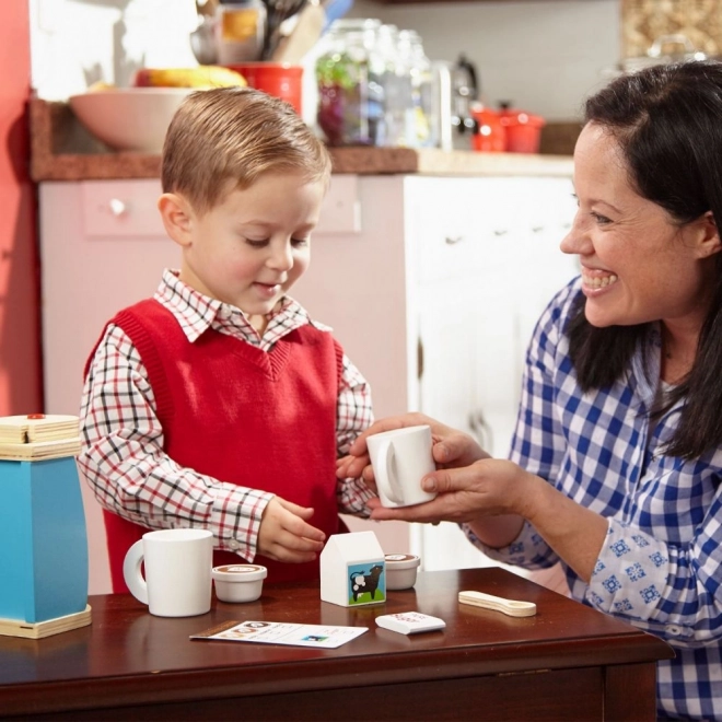 Dřevěná sada na přípravu kávy pro děti Melissa & Doug
