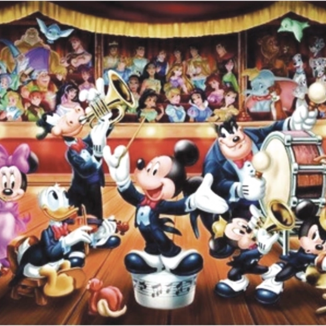 Clementoni panoramatické puzzle Disney Orchestr 1000 dílků
