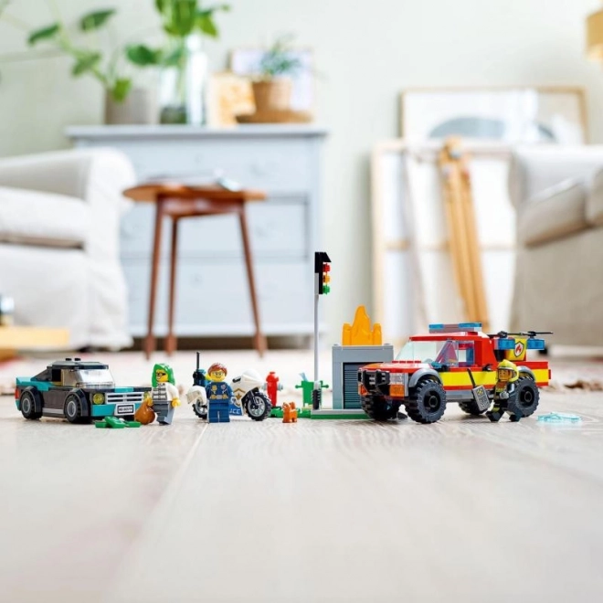 LEGO City 60319 Hasiči a policejní honička